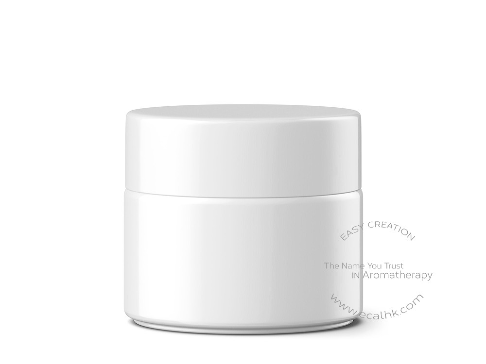 JAR PET white with cap 乳霜瓶100毫升白色連蓋